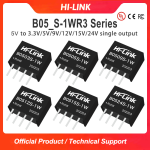B0503S/B0505S/B0509S/B0512S/B0515S/B0524S-1WR3 DC to DC 5V to 3.3V/5V/9V/12V/15V/24V 1W power module/converter
